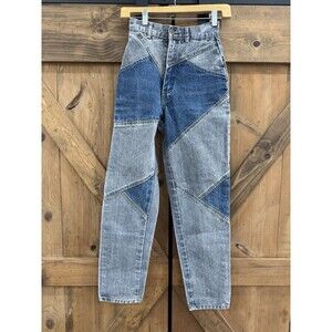 Vintage 80s Guess Georges Marciano Jeans High Waist Color Block Women's  24x28
